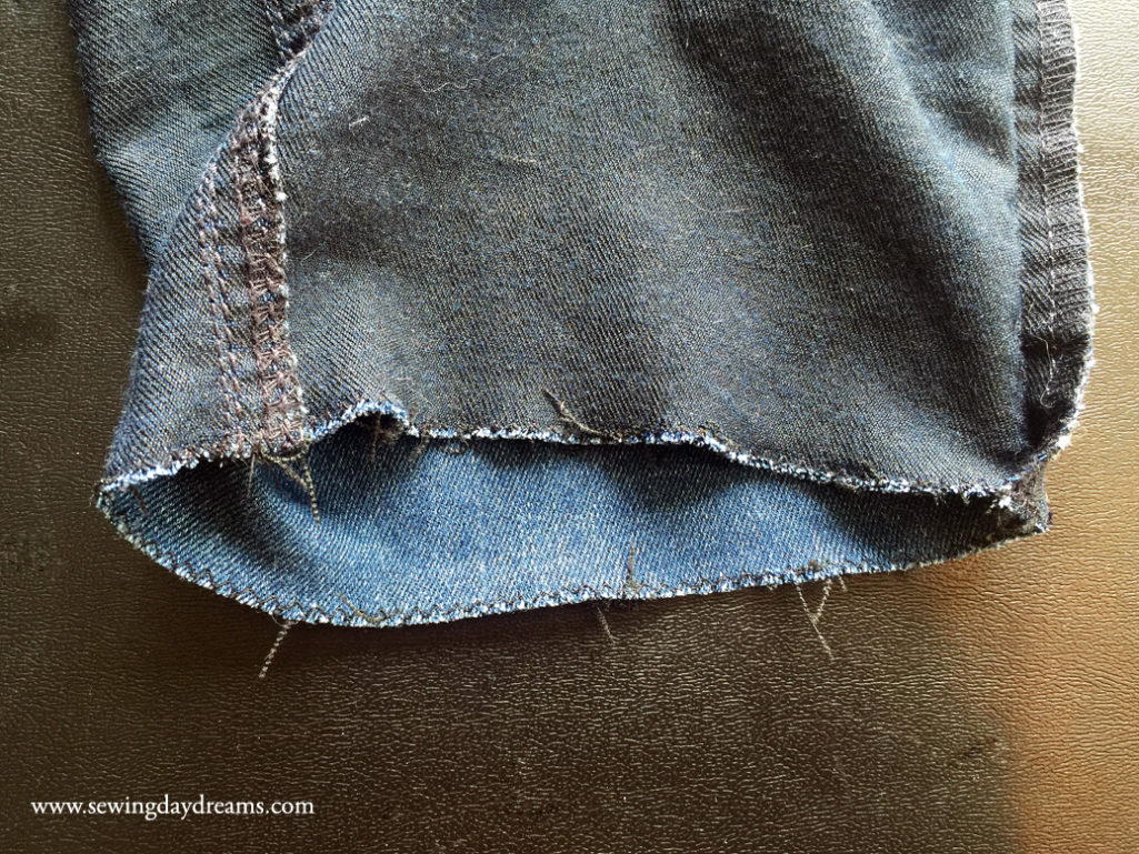 DIY - Upcycle Old Jeans into Ankle Length Summer Jeans Tutorial ...